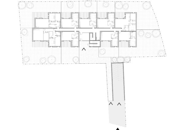 Logements collectif Montpellier architecture projet plan moderne