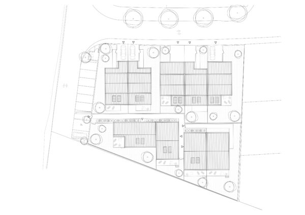 Kore architecture Colombiers Maison moderne en bande immobilier social